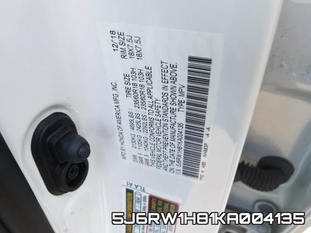 5J6RW1H81KA004135 фото 2