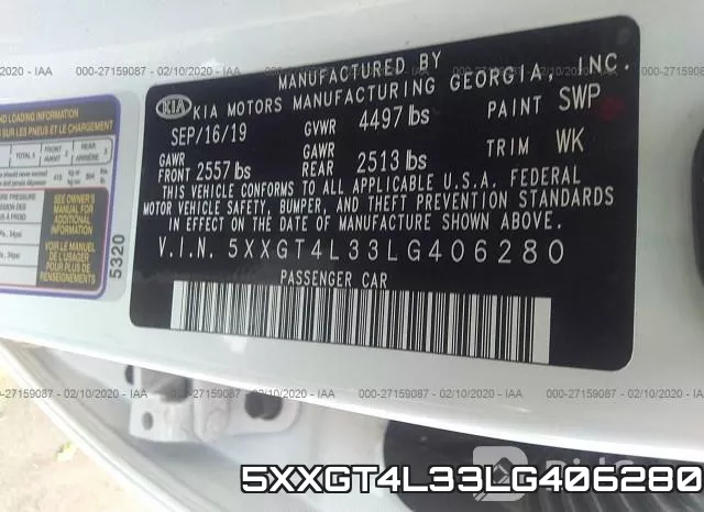 5XXGT4L33LG406280 фото 10