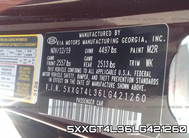 5XXGT4L36LG421260 фото 10