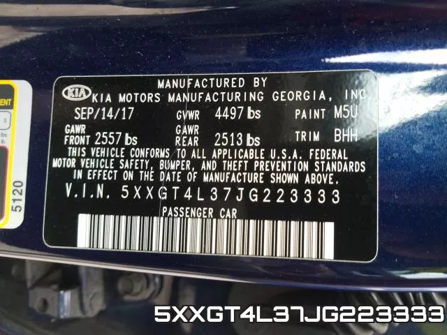5XXGT4L37JG223333 фото 2