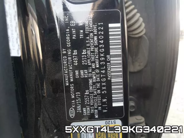 5XXGT4L39KG340221 фото 2