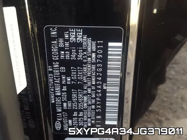 5XYPG4A34JG379011 фото 2