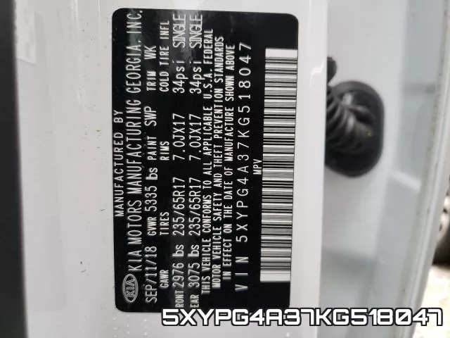 5XYPG4A37KG518047 фото 2