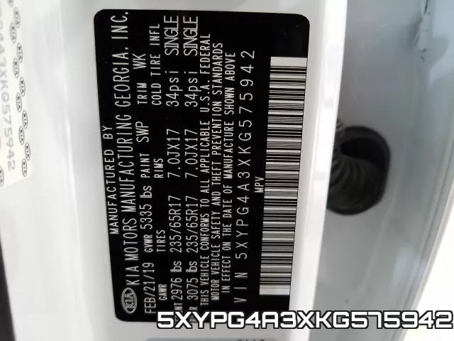 5XYPG4A3XKG575942 фото 2