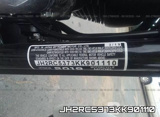 JH2RC5373KK901110 фото 2
