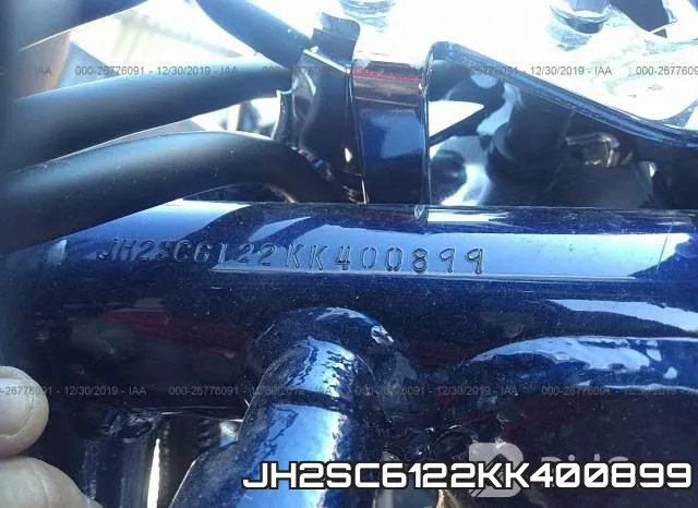 JH2SC6122KK400899 фото 2