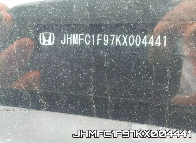 JHMFC1F97KX004441 фото 10