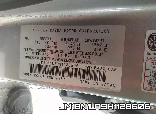 JM1BN1U79H1128606 фото 10
