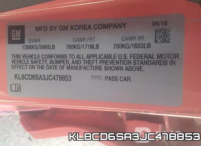 KL8CD6SA3JC478853 фото 9