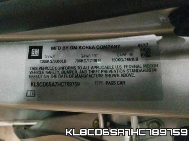 KL8CD6SA7HC789759 фото 2