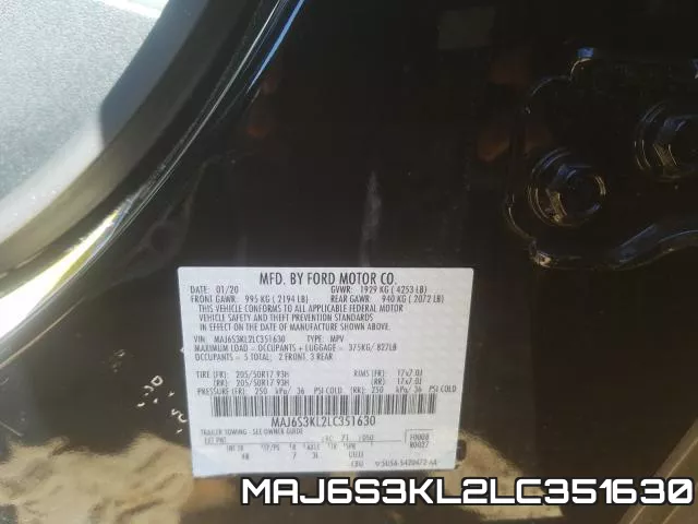MAJ6S3KL2LC351630 фото 2