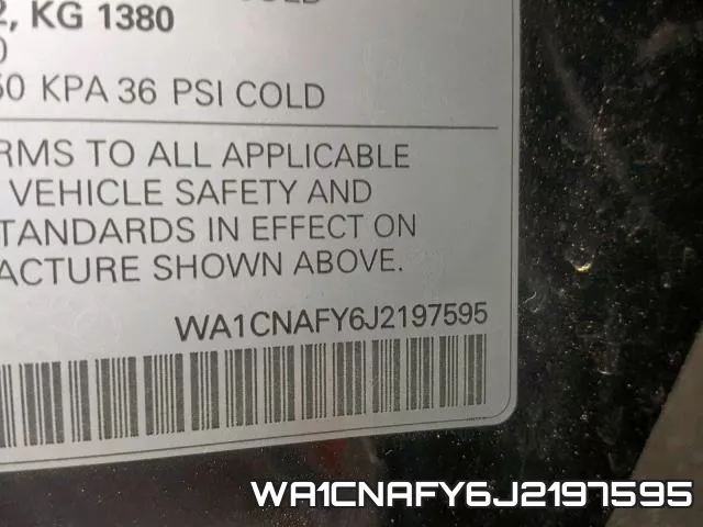 WA1CNAFY6J2197595 фото 2
