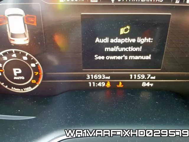 WA1VAAF7XHD029579 фото 9