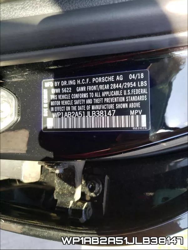 WP1AB2A51JLB38147 фото 2