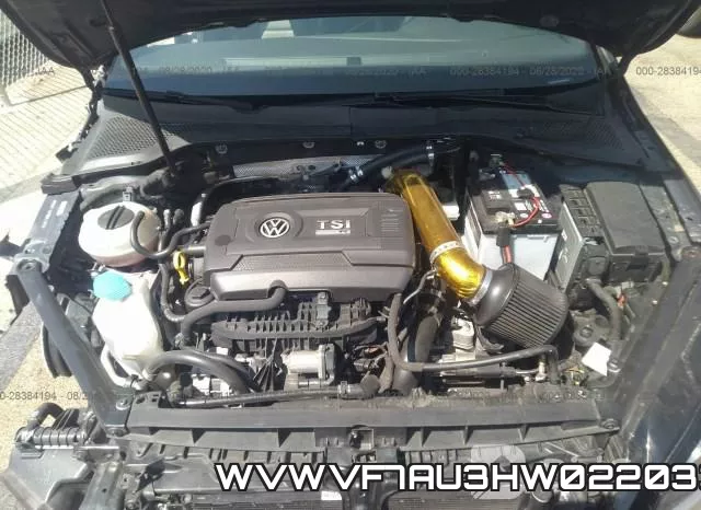 WVWVF7AU3HW022033 фото 2