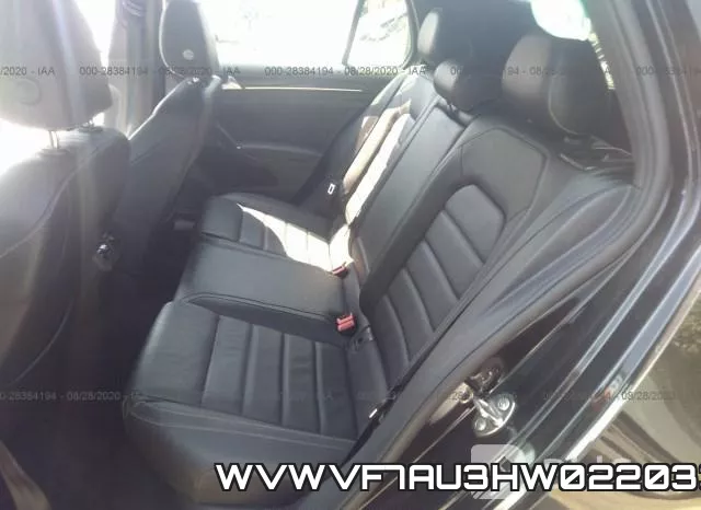 WVWVF7AU3HW022033 фото 9