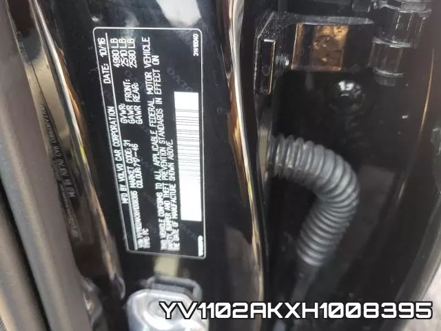 YV1102AKXH1008395 фото 2