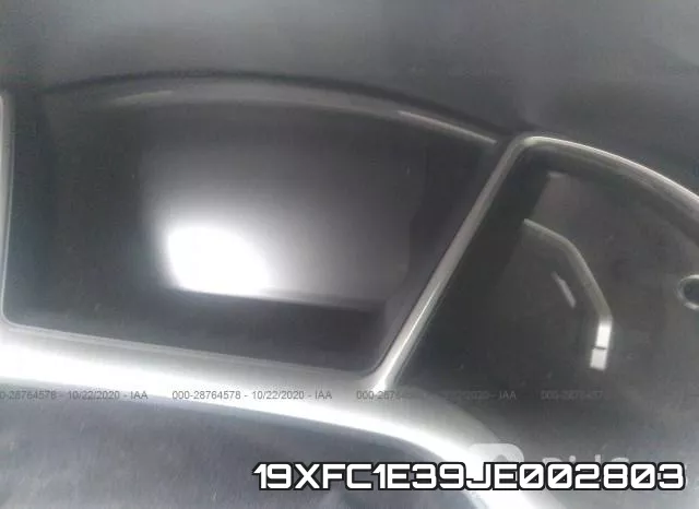 19XFC1E39JE002803 фото 8