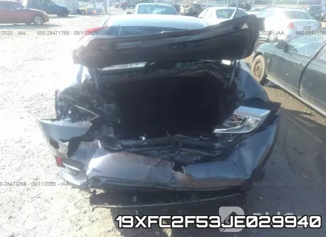 19XFC2F53JE029940 фото 6