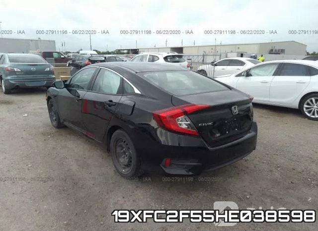 19XFC2F55HE038598 фото 4