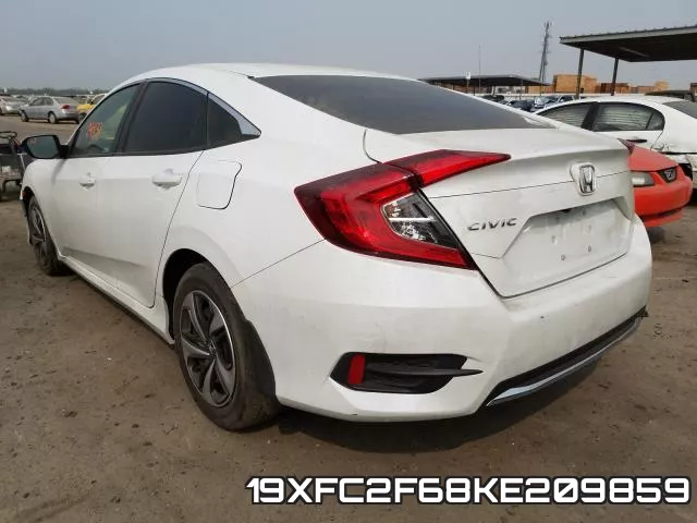 19XFC2F68KE209859 фото 4