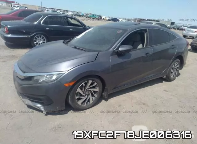 19XFC2F78JE006316 фото 3