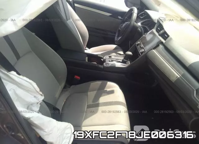 19XFC2F78JE006316 фото 6