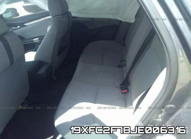 19XFC2F78JE006316 фото 9