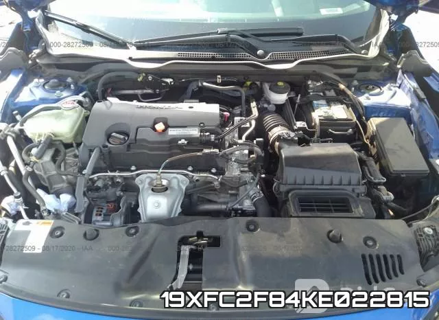 19XFC2F84KE022815 фото 2