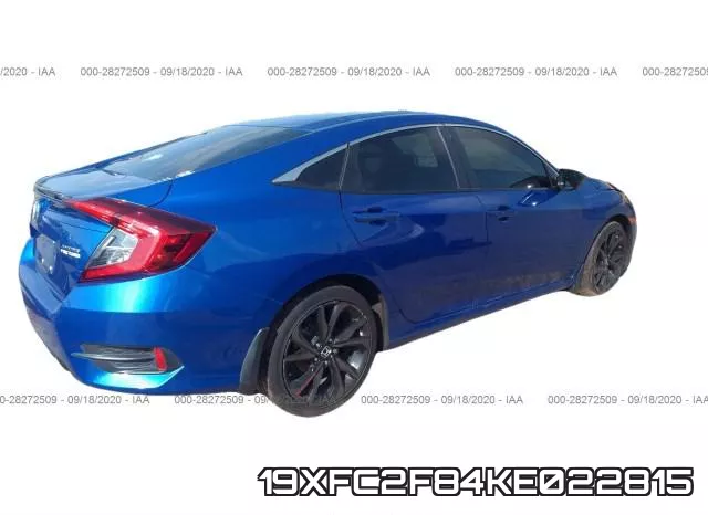 19XFC2F84KE022815 фото 5