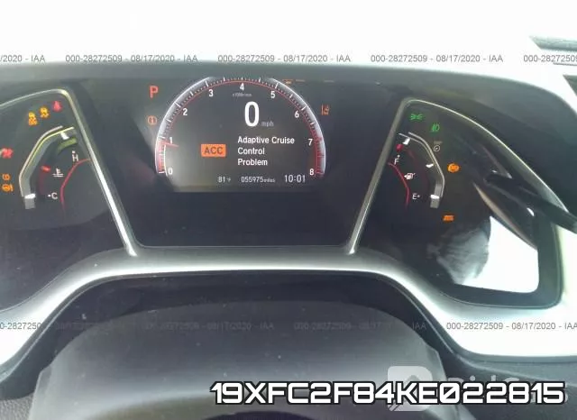 19XFC2F84KE022815 фото 8
