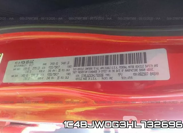 1C4BJWDG3HL732696 фото 10