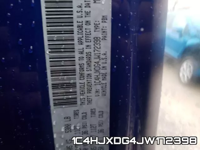 1C4HJXDG4JW172398 фото 2