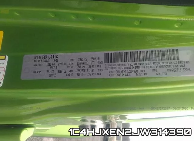 1C4HJXEN2JW314390 фото 10