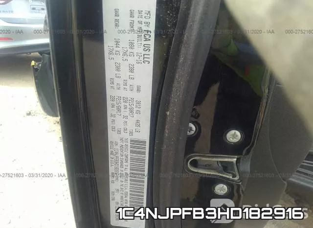 1C4NJPFB3HD182916 фото 10