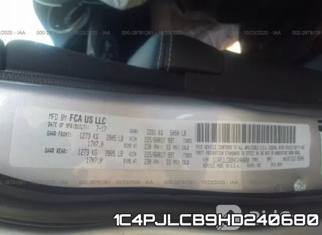 1C4PJLCB9HD240680 фото 10