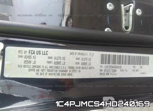 1C4PJMCS4HD240169 фото 10