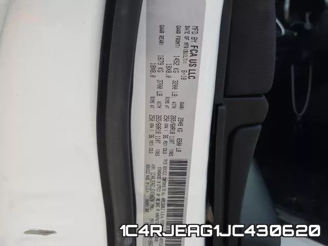 1C4RJEAG1JC430620 фото 2