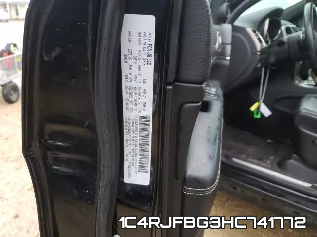 1C4RJFBG3HC741772 фото 2