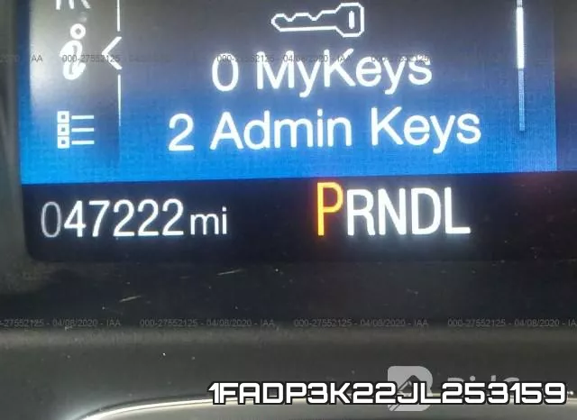 1FADP3K22JL253159 фото 8