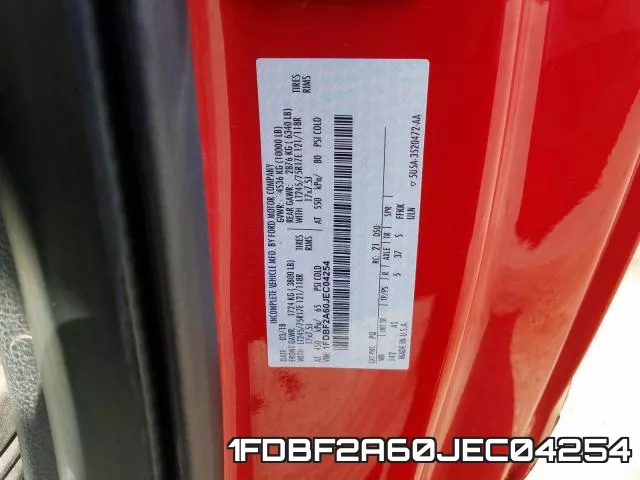 1FDBF2A60JEC04254 фото 2