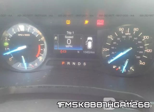 1FM5K8B87HGA11268 фото 8