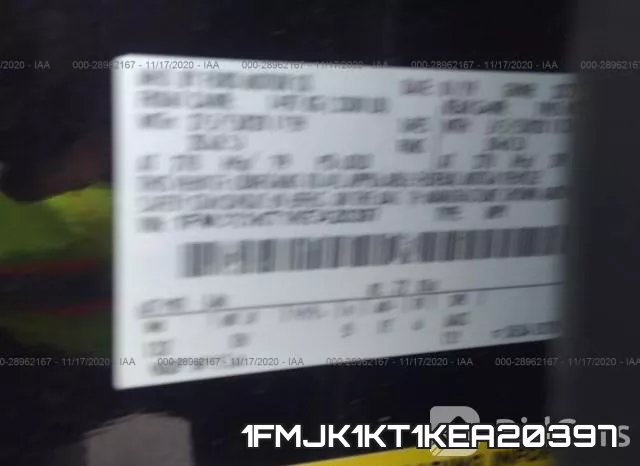 1FMJK1KT1KEA20397 фото 8