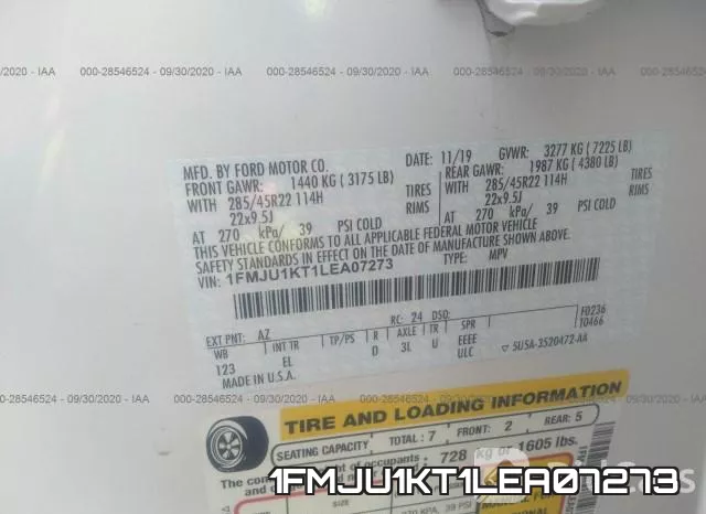 1FMJU1KT1LEA07273 фото 10