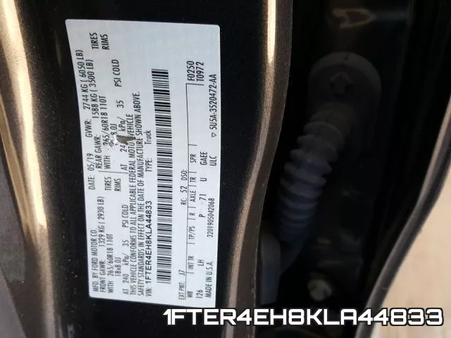 1FTER4EH8KLA44833 фото 2