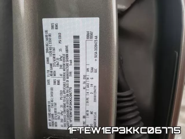 1FTEW1EP3KKC06775 фото 2