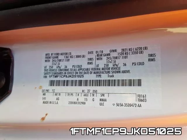 1FTMF1CP9JKD51025 фото 2