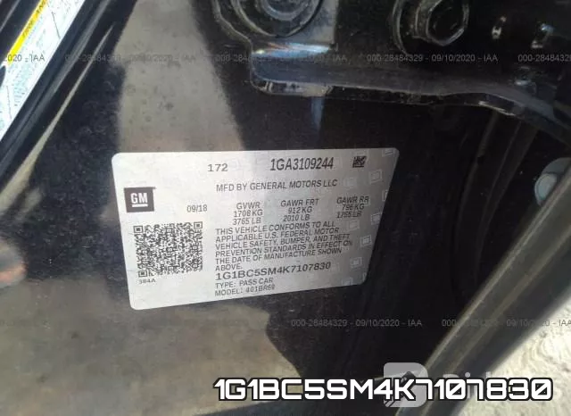 1G1BC5SM4K7107830 фото 10
