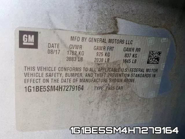 1G1BE5SM4H7279164 фото 2
