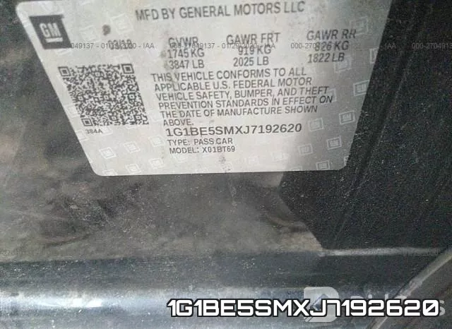 1G1BE5SMXJ7192620 фото 10